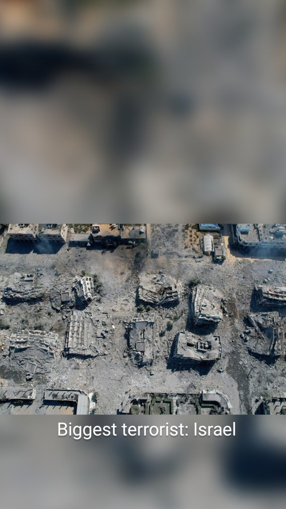 Biggest terrorist: Israel